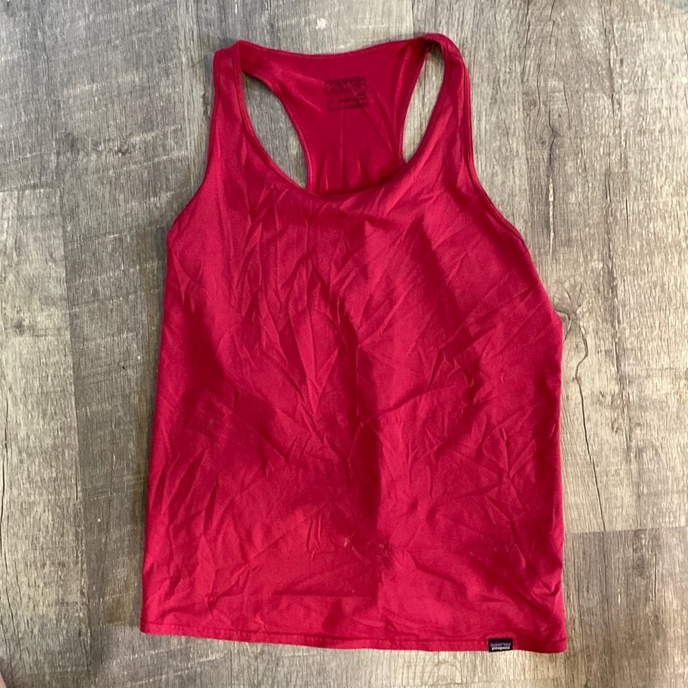 Patagonia pink tank